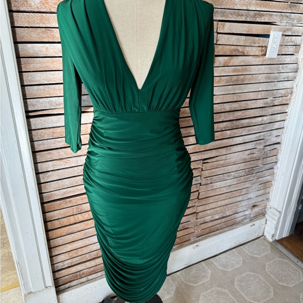 Top Vintage "Monica" Dress in Green